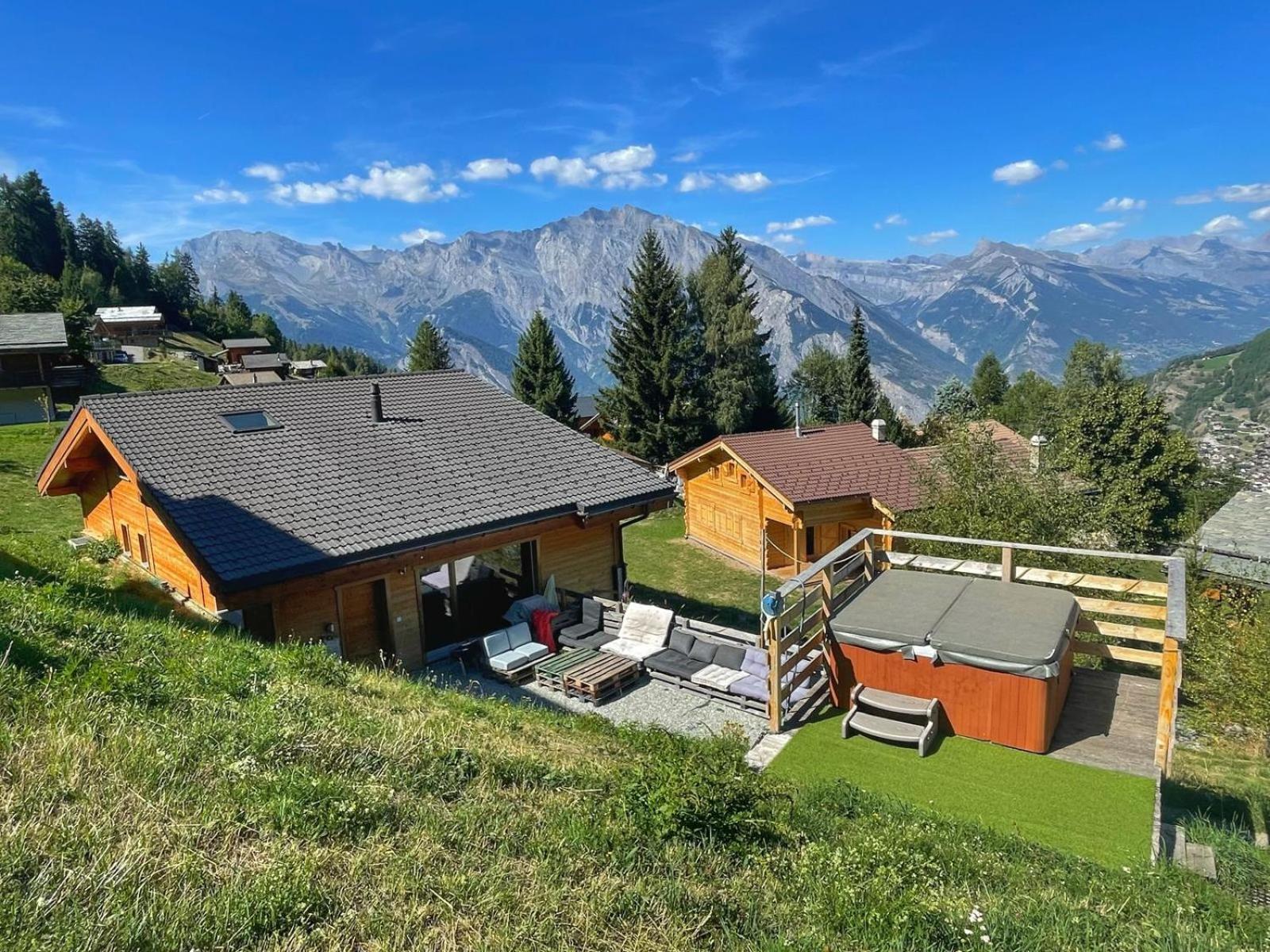 La Tzoum'Hostel La Tzoumaz Kültér fotó
