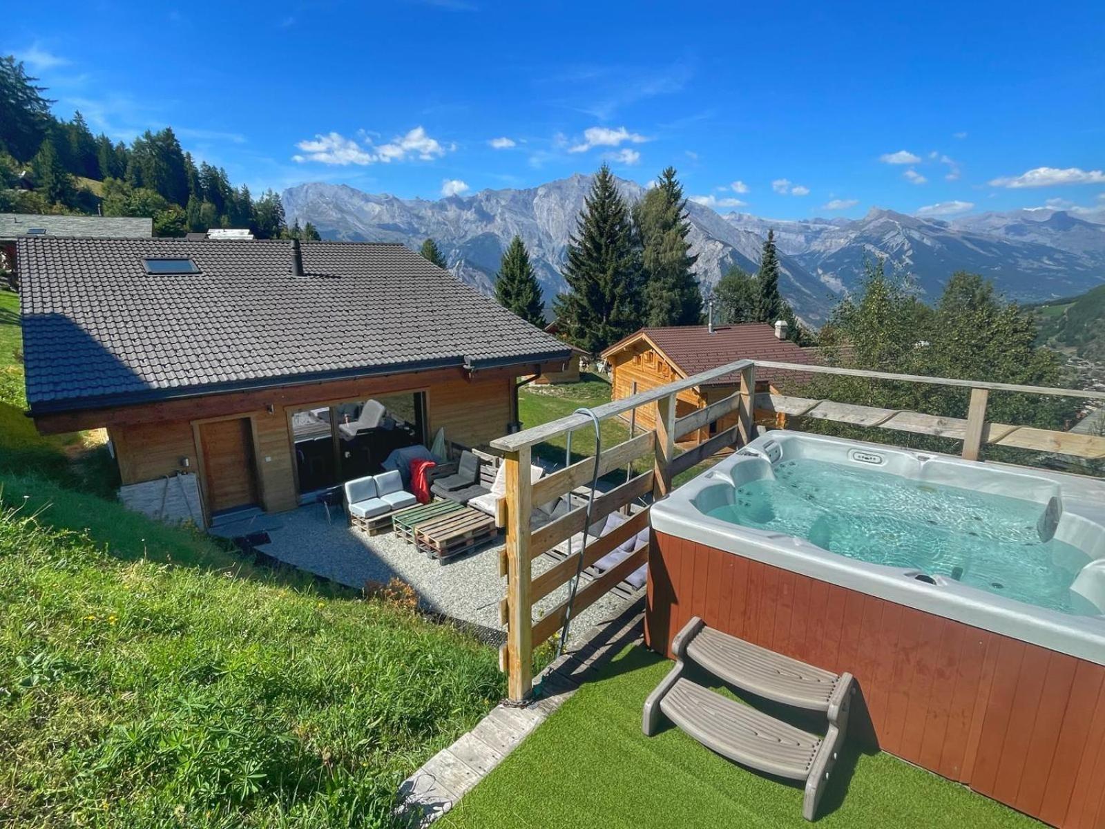 La Tzoum'Hostel La Tzoumaz Kültér fotó